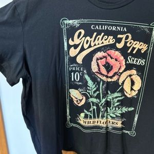 Graphic Tee Shirt Flowers